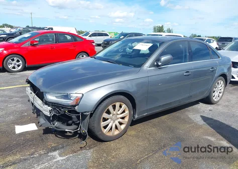 2013 Audi A4 2.0T Premium z USA, uszkodzony, nr VIN WAUAFAFL8DA162515